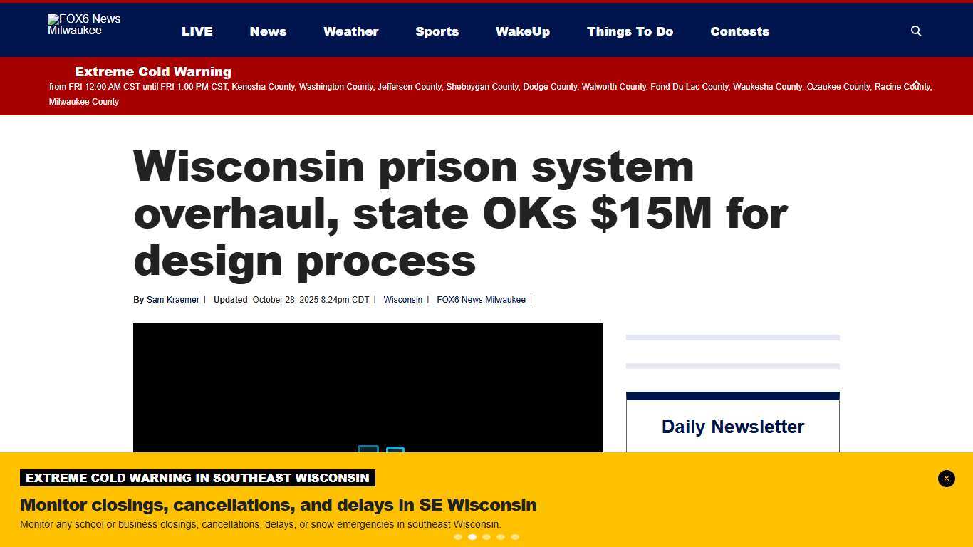 Wisconsin prison system overhaul, state OKs $15M for design process | FOX6 Milwaukee